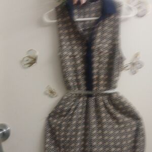 Chic Patterned Sleeveless Jumpsuit